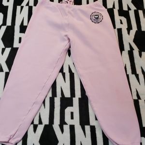 VS PINK sweatpants.